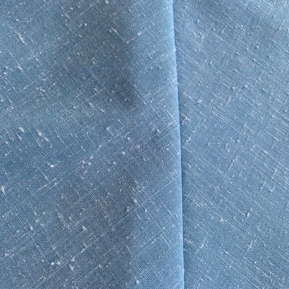 Vintage Leslie Fay Marled Powder Blue Skirt Set M - Picture 11 of 11